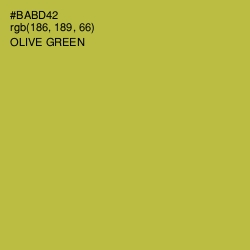 #BABD42 - Olive Green Color Image